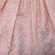 Nanos Baby Elegant Pink Textured Flare Dress for Young Girls