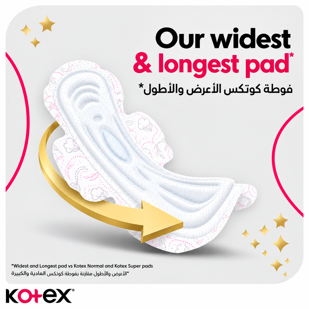Kotex Maxi Protect Night Sanitary Pads – 2pack 96Pcs