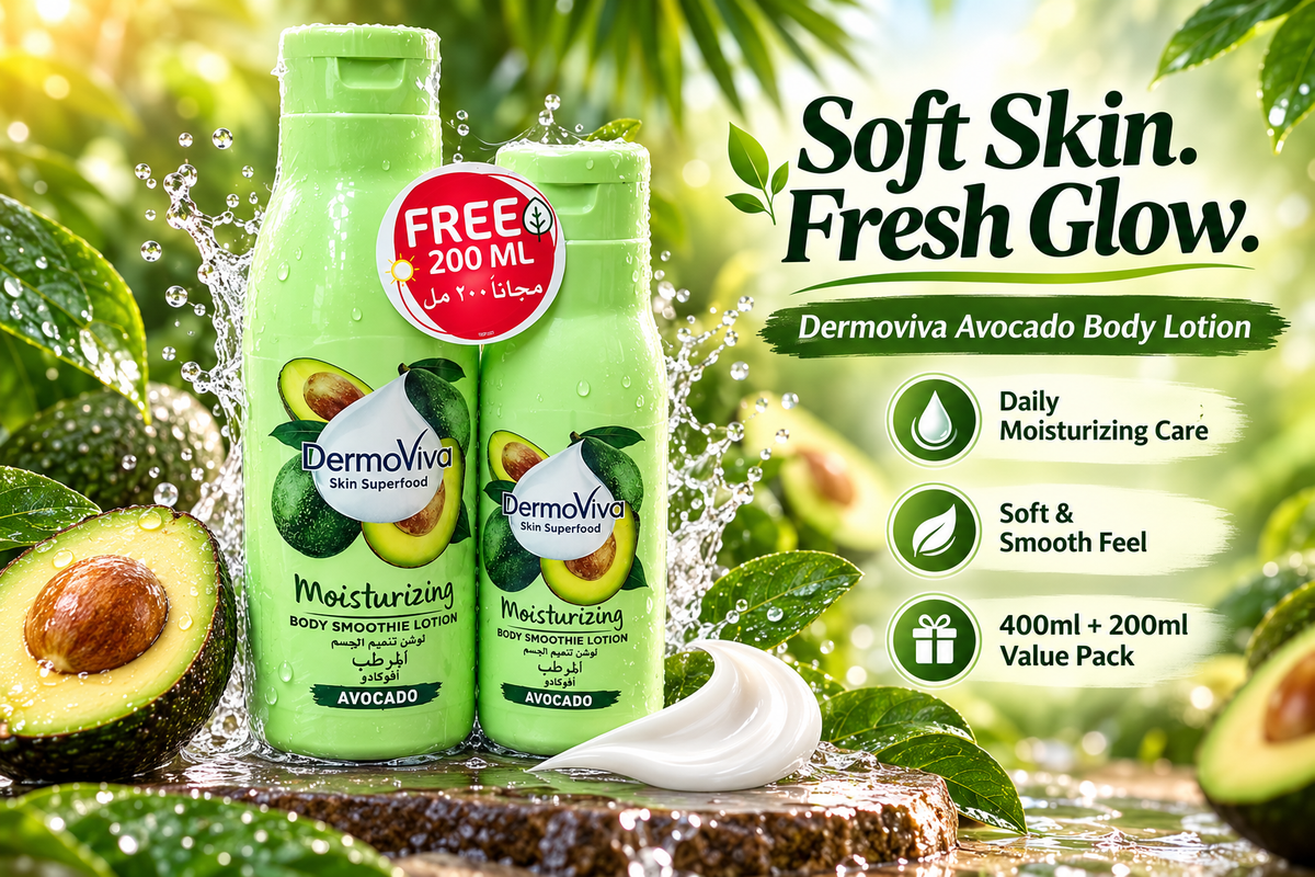 Dermoviva Moisturizing Lotion Value Pack –  2pcs-400ml + 2pcs-200ml