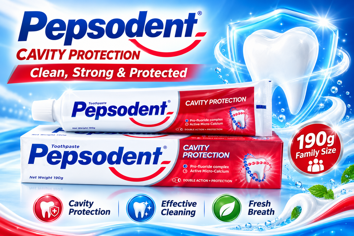 Pepsodent Toothpaste 190g x 6pcs  – Cavity Defense & Fresh Clean Feel