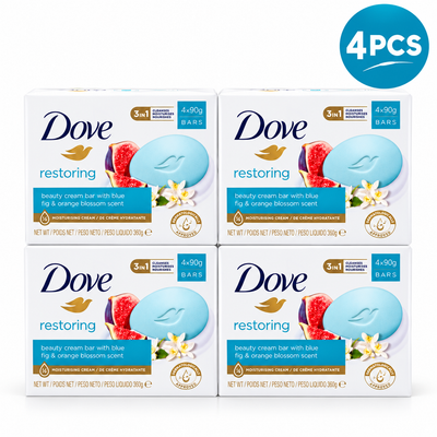 Dove Restoring Soap 90g – Soft, Smooth & Nourished Skin 4pcs