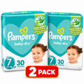 Pampers Mega Rash Protect Size 7 – 2× 30 Diapers, 60PC Value Pack