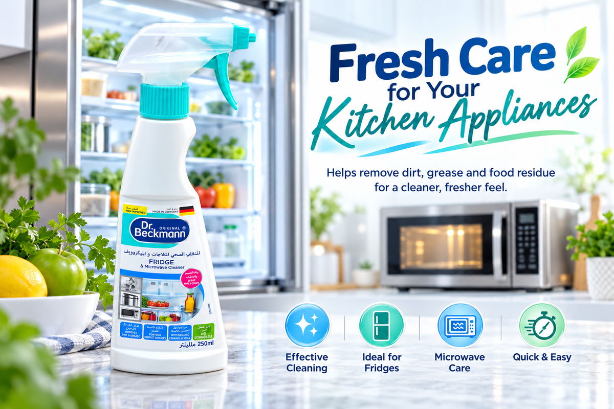 Dr. Beckmann Fridge & Microwave Cleaner 250ml x 3pcs – Fresh & Hygienic Cleaning