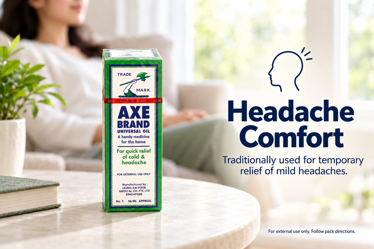 AXE Brand Universal Medicated Oil – 56ml (1x3 pcs)