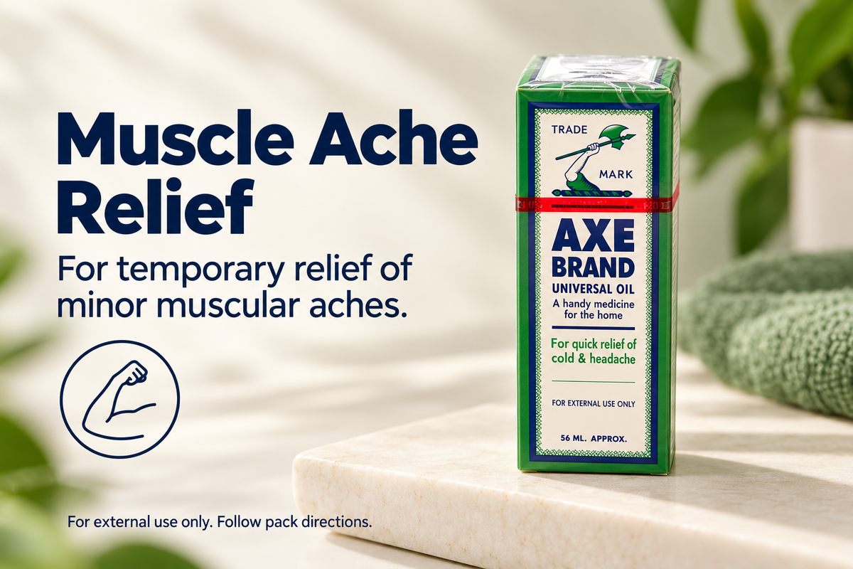 AXE Brand Universal Medicated Oil – 56ml (1x3 pcs)