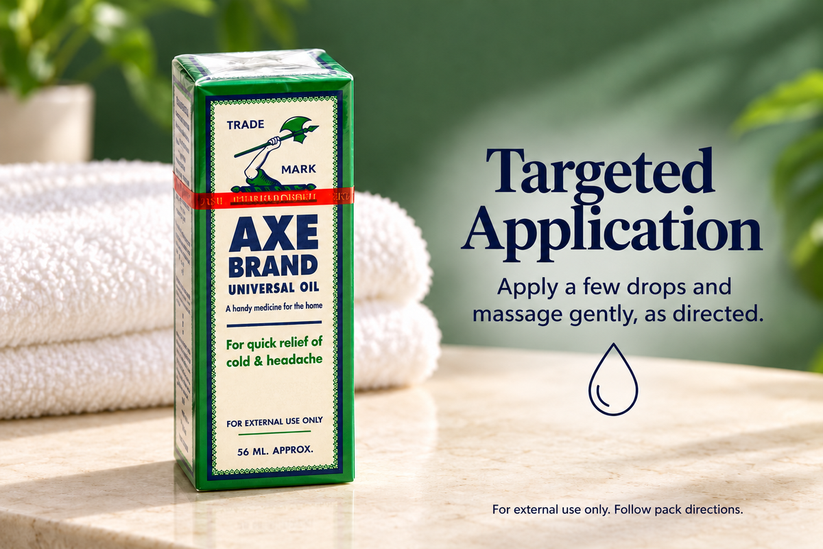 AXE Brand Universal Medicated Oil – 56ml (1x3 pcs)