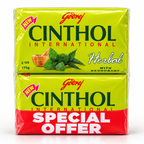 Cinthol Herbal Bath Soap 175g  x 12pcs – Clean, Fresh & Refreshing Skin