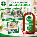 Dettol Antiseptic Liquid 750ml × 2 + 500ml – Value Hygiene Pack Total 3packs