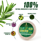 Natural Rosemary Hair Growth Shampoo Bar for Deep Scalp Cleansing