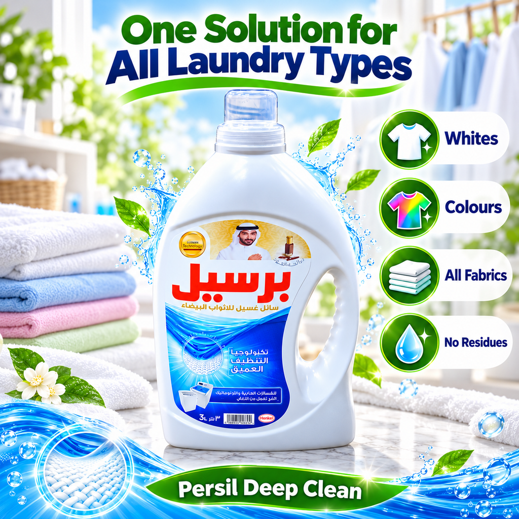 Persil Gel White Kandora 3L – Bright Whites & Deep Clean