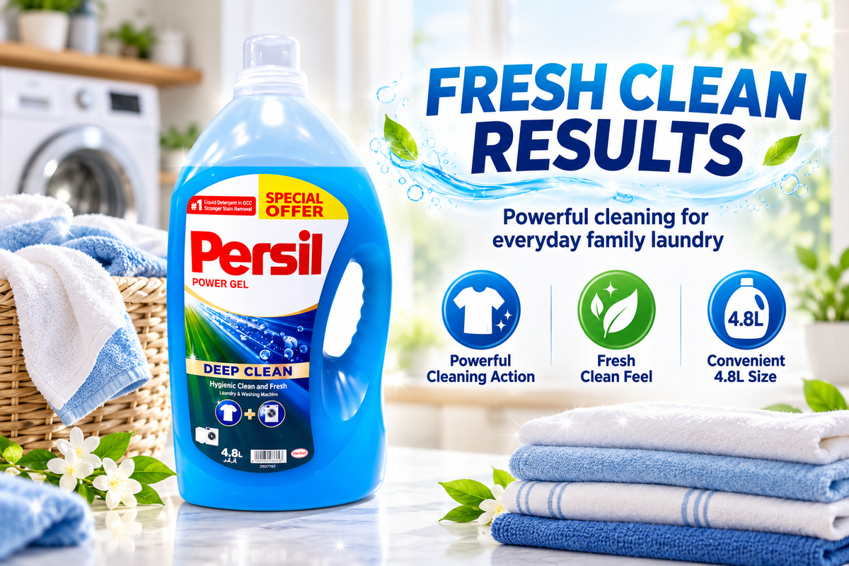 Persil Power Gel Green 4.8L – Powerful Deep Cleaning & Freshness