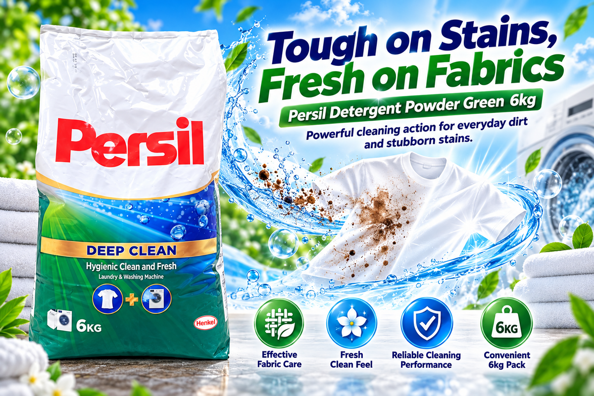 Persil Green Laundry Detergent Powder  – 6kg Pack