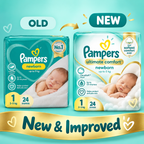 Pampers Premium Care Size 1 – 4 × 50 Diapers Value Pack