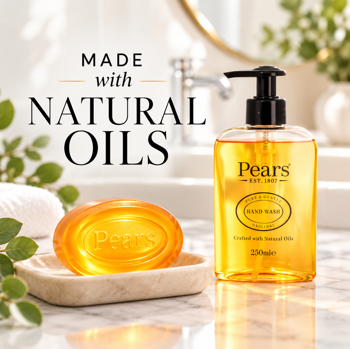 Pears Gentle Cleansing Soap 125g x 6pcs – Mild Daily Skin Care