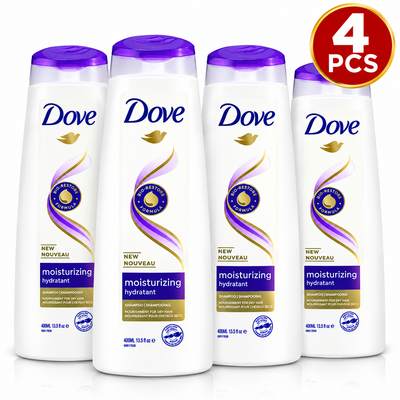Dove Shampoo 400ml  x 4pcs – Moisturizing Care for Dry Hair