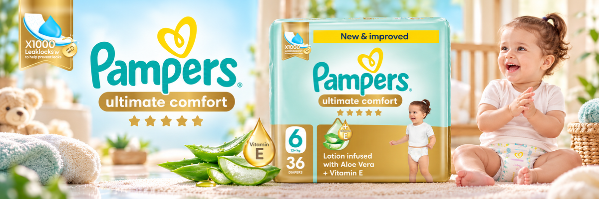 ampers Premium Care Size 6 – 36 Diapers Pack