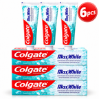Colgate Max White Toothpaste 100ml x 6pcs – Crystal Mint Whitening Care