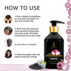 Jan London Blackseed and Onion Anti Hair Fall Cleansing Shampoo 500ml