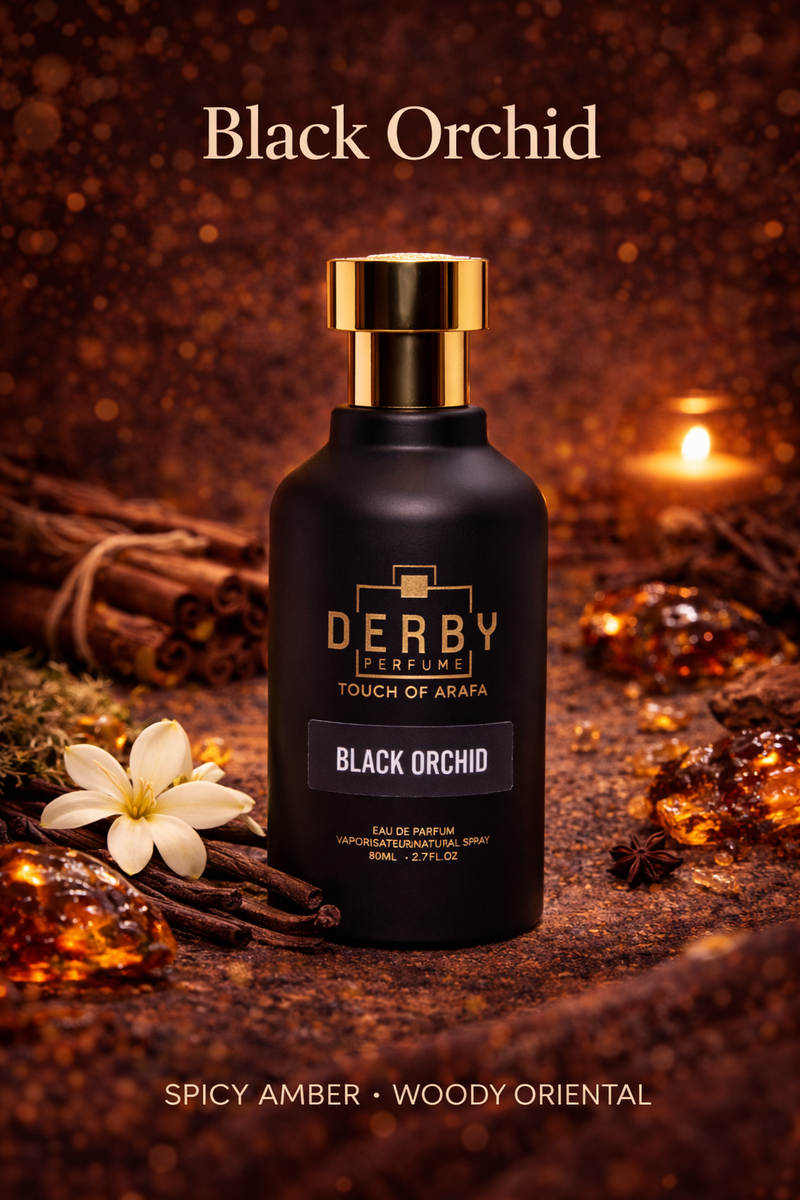 Derby Black Orchid | Intense Spicy Amber Eau de Parfum Male