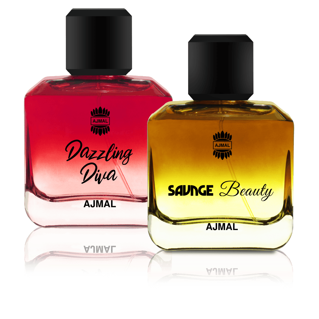 Ajmal Dazzling Diva and Savage Beauty Unisex Perfume Gift Set