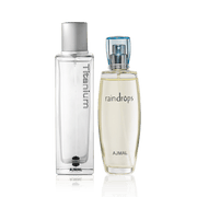 Ajmal Radiant Freshness Shine and Raindrops Floral Aquatic Perfume Duo