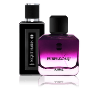 Ajmal Night Hawk and Purple Daze Long Lasting Unisex Perfume Bundle