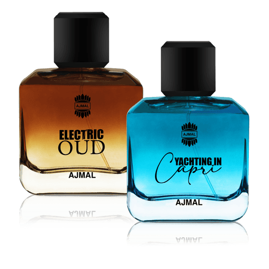 Ajmal Electric Oud and Yachting in Capri Luxury Fragrance Duo