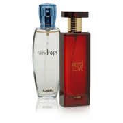 Ajmal Essence of Love Raindrops and Sacred Love Perfume Set