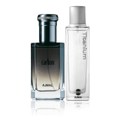 Ajmal Carbon and Titanium Masculine Eau De Parfum Fragrance Set