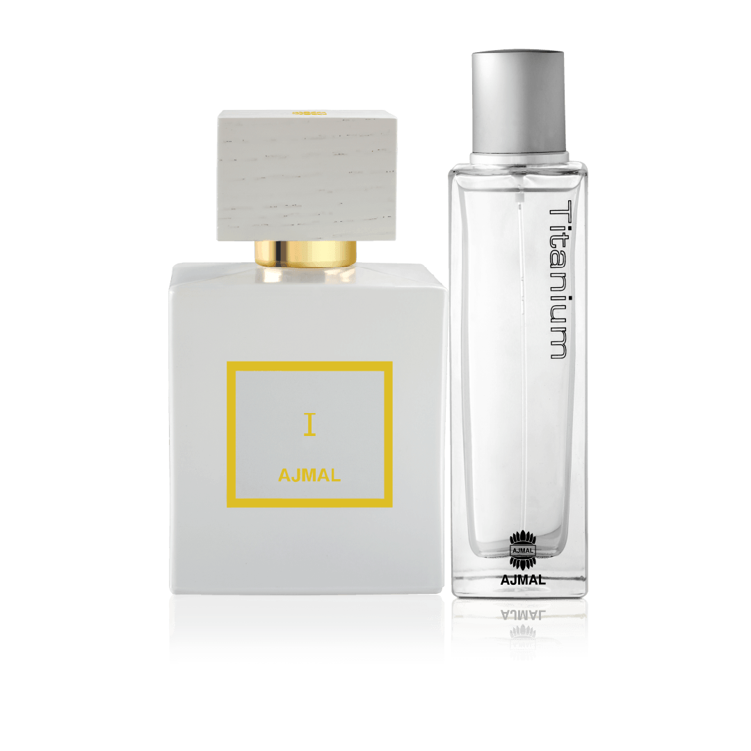 Ajmal Blanche and Titanium Perfumed Journey Unisex Eau De Parfum