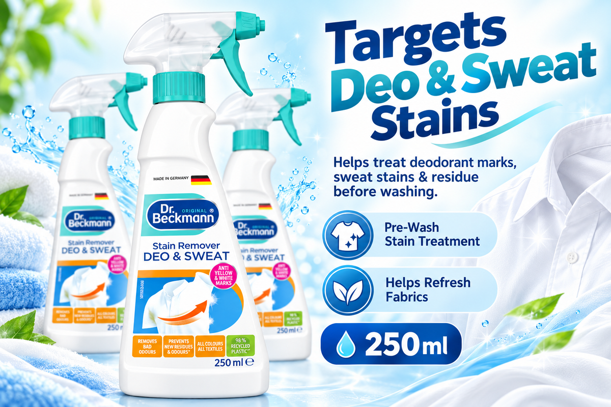 Dr. Beckmann Deo & Sweat Stain Remover Spray – 250ml 3Pcs