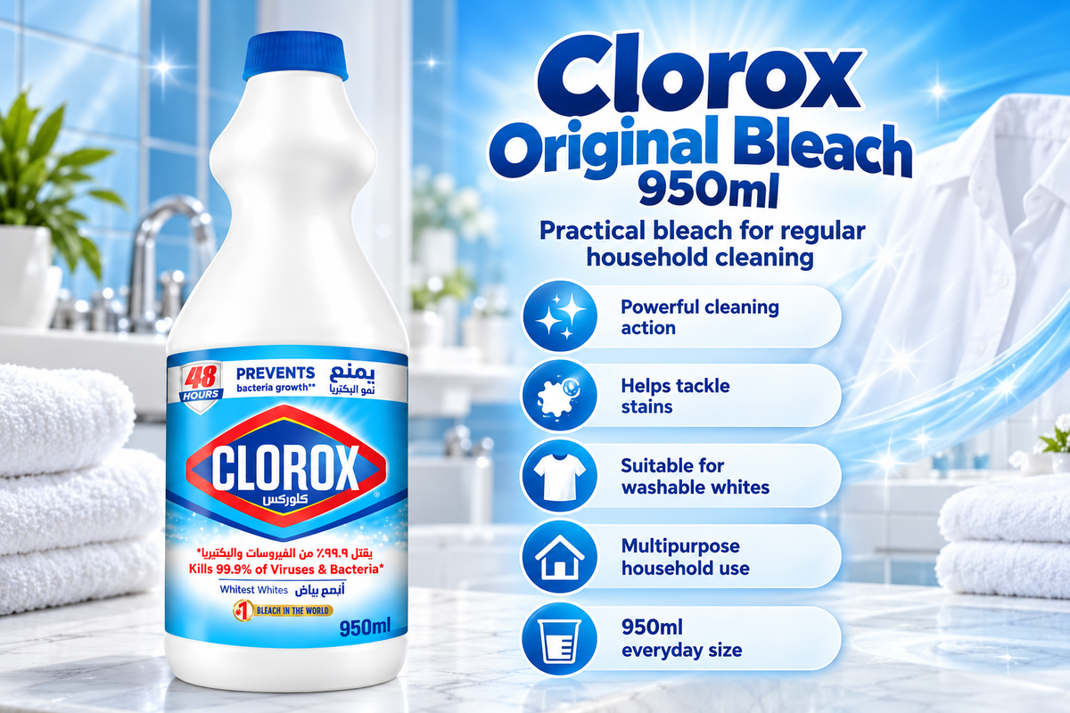 Clorox Original Liquid Bleach – 950ml 6pcs