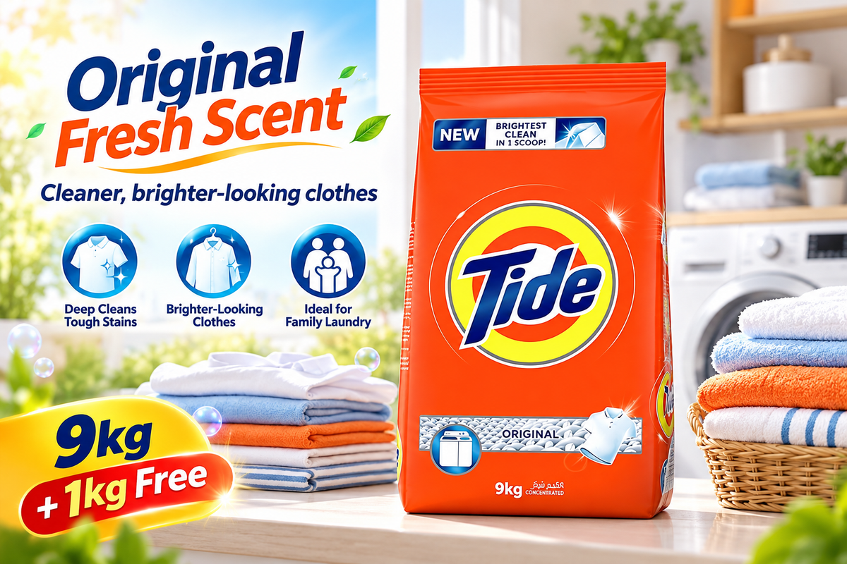 Tide Original Detergent Powder 9kg Value Pack