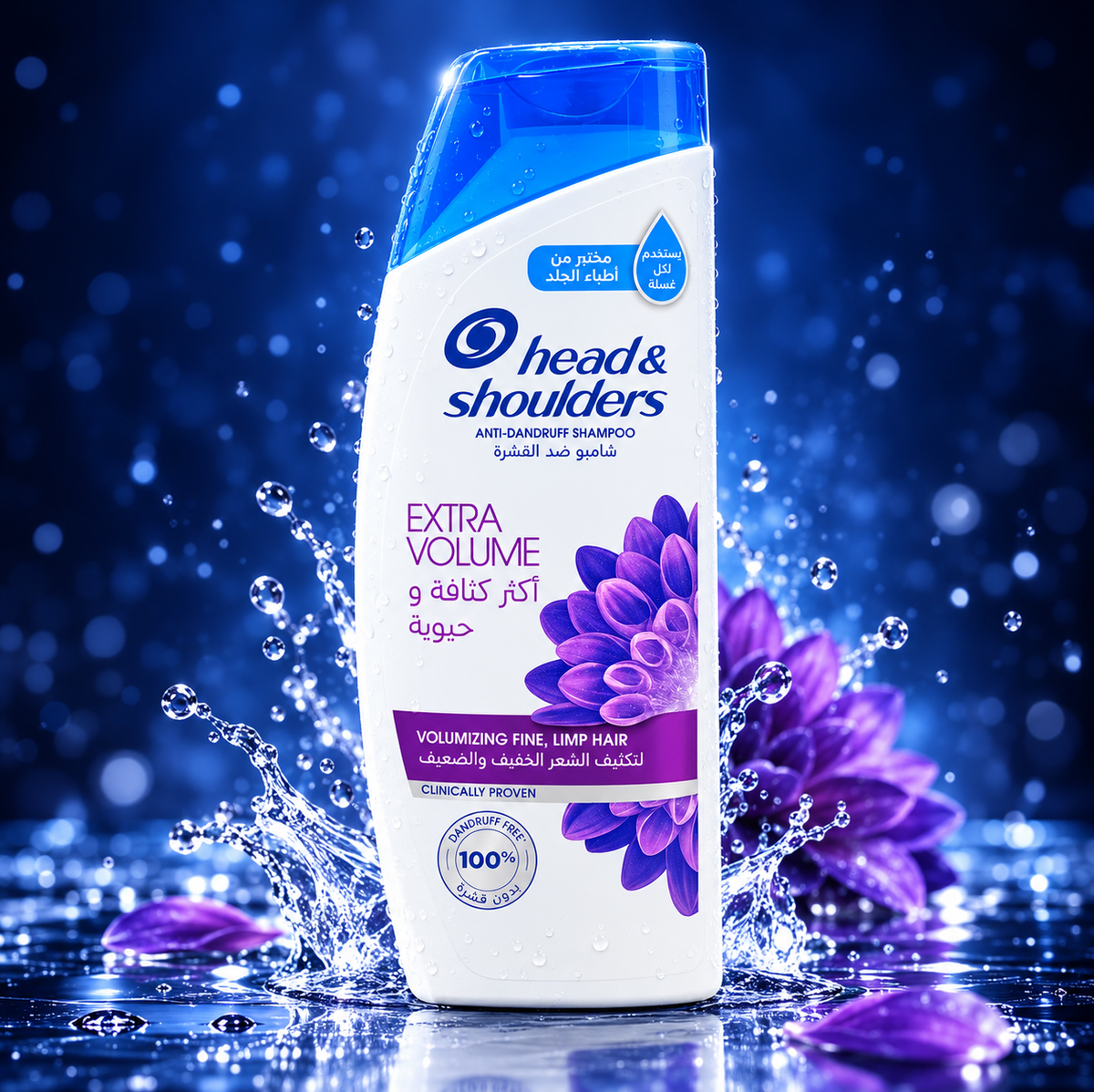 Head & Shoulders Anti-Dandruff Extra Volume Shampoo – 400ml x 4pcs