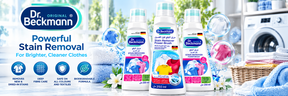 Dr. Beckmann Stain Remover Brush 250ml – Powerful Fabric Stain Treatment 3pcs