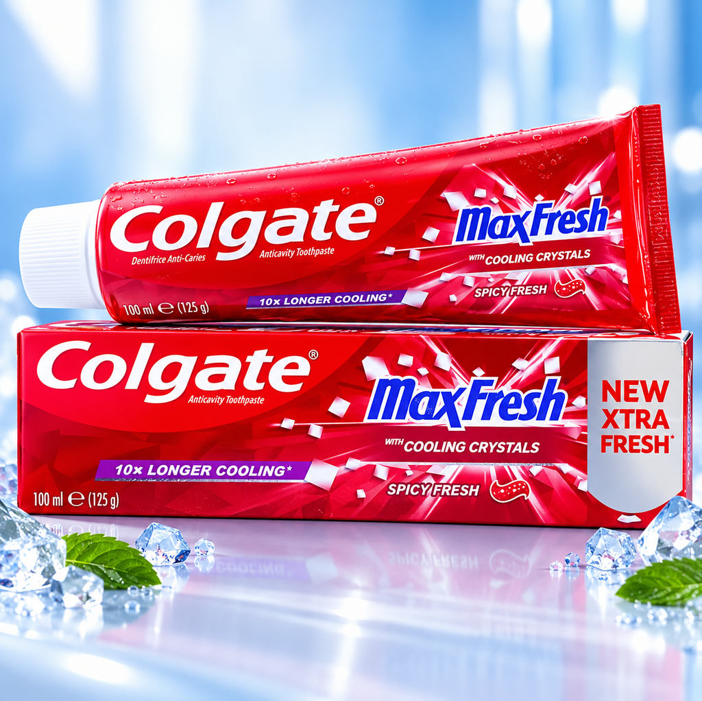Colgate Max Fresh Spicy Fresh Toothpaste 100ml x 6pcs – Long-Lasting Freshness