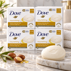Dove Nourishing Cream & Argan Oil Beauty Bar 90g x 4Pcs