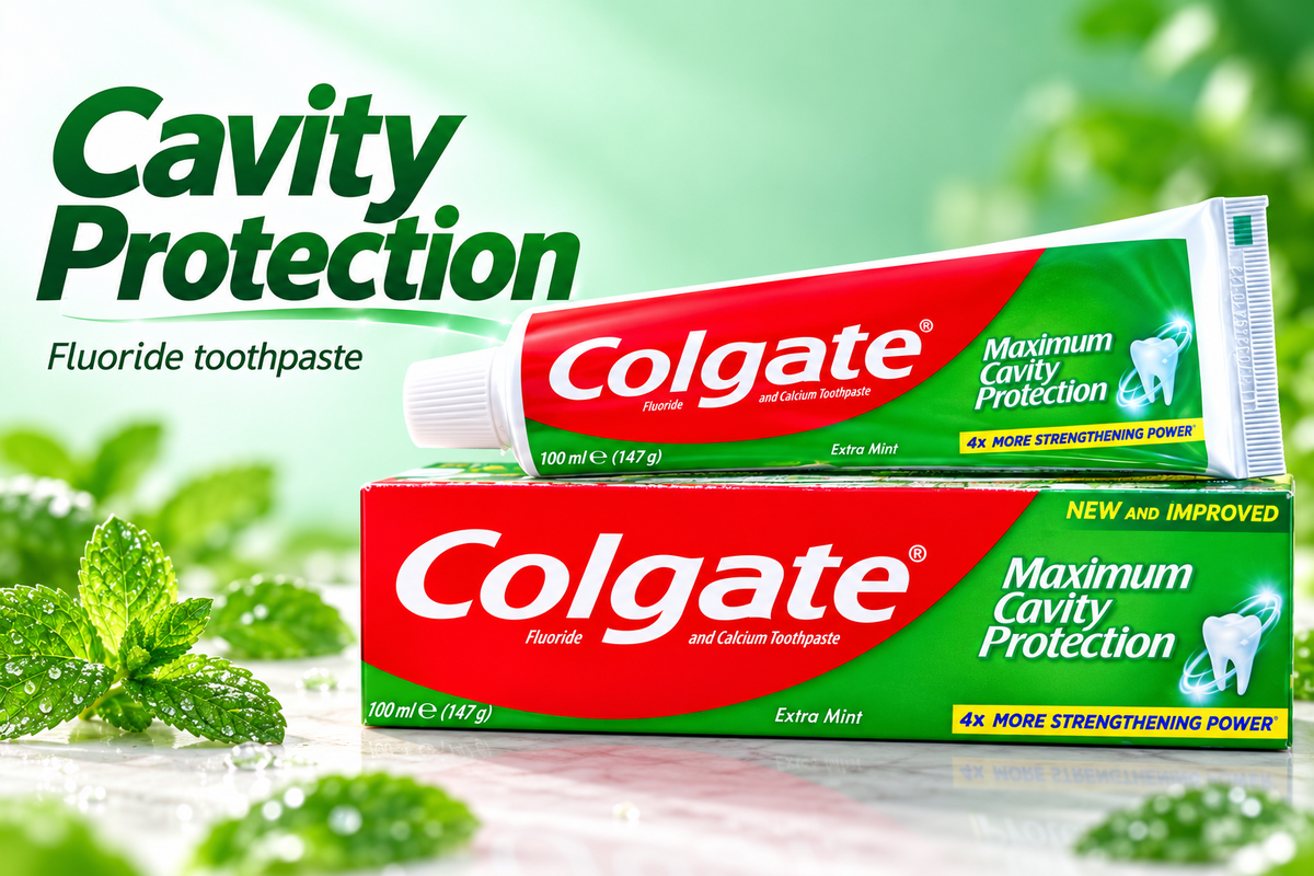 Colgate Maximum Cavity Protection Toothpaste – Extra Mint, 100 ml (1x10 pcs)