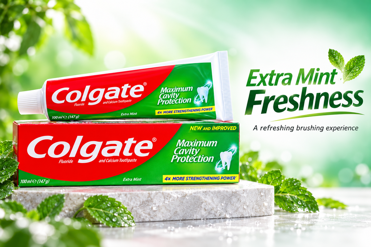Colgate Maximum Cavity Protection Toothpaste – Extra Mint, 100 ml (1x10 pcs)