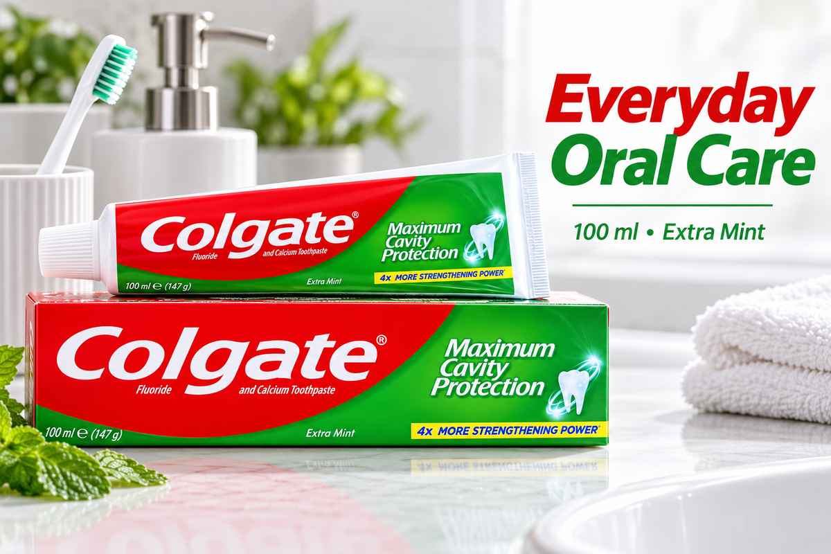 Colgate Maximum Cavity Protection Toothpaste – Extra Mint, 100 ml (1x10 pcs)