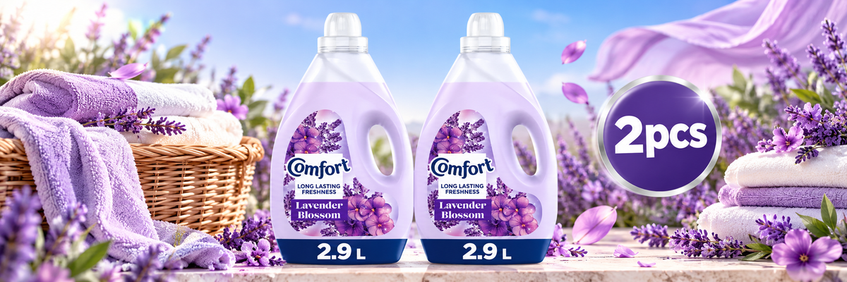 COMFORT FABRIC SOFTNER LAVENDER BLOSSOM 2.9LTR x 2pcs