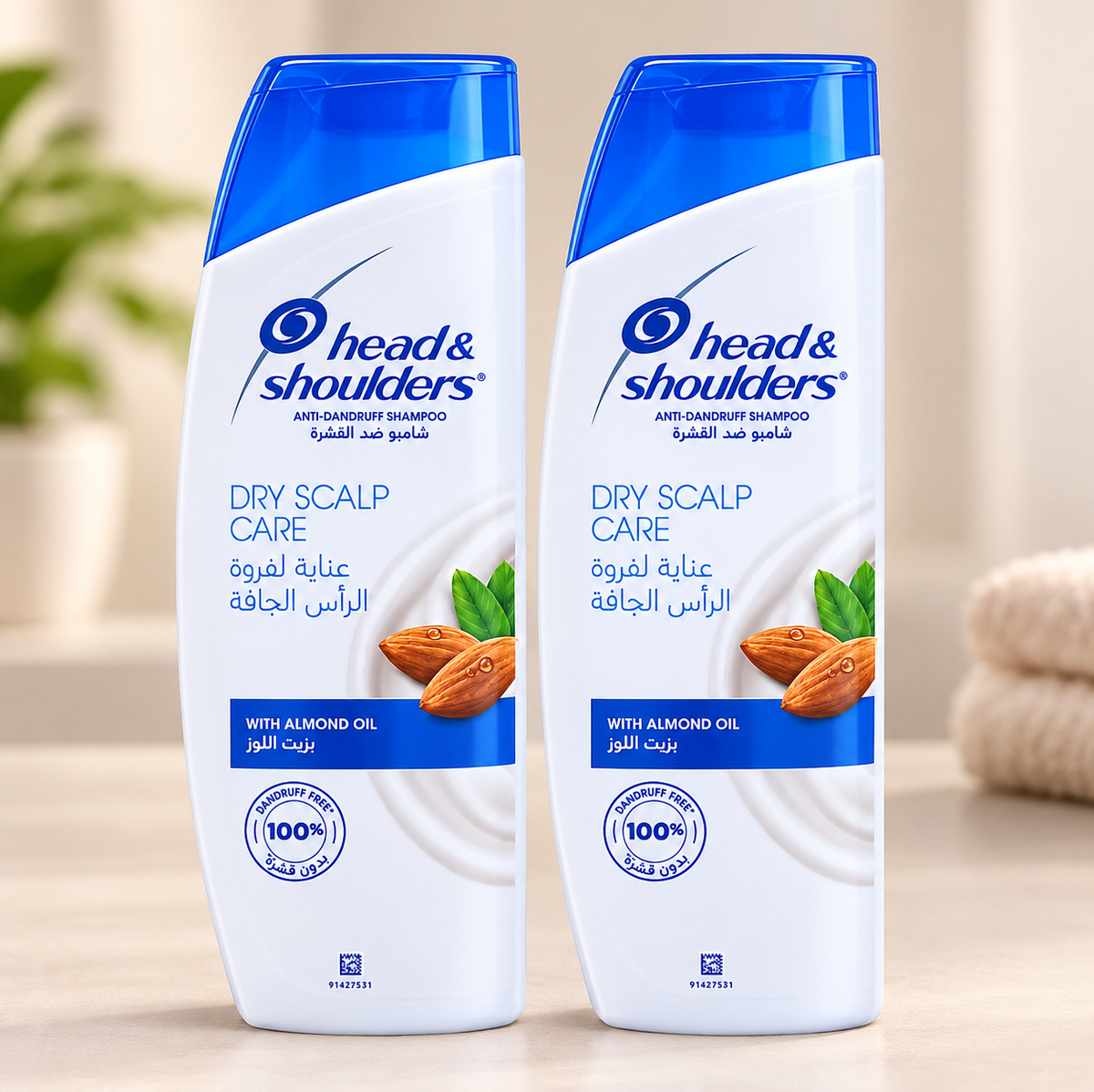 Head & Shoulders Anti-Dandruff Dry Scalp Care Shampoo 400ml x 4pcs