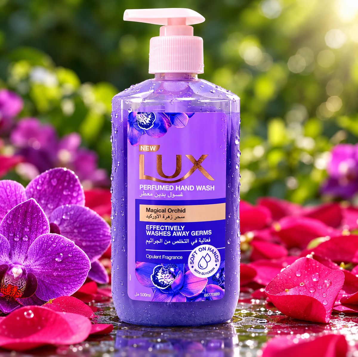 Lux Magical Orchid Liquid Hand Wash 500ml x 2pcs – Floral Freshness