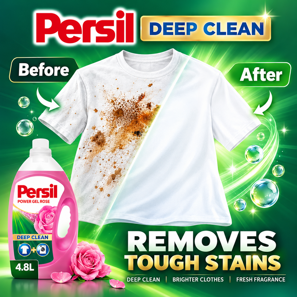 Persil Rose Power Gel 4.8L – Powerful Laundry Detergent