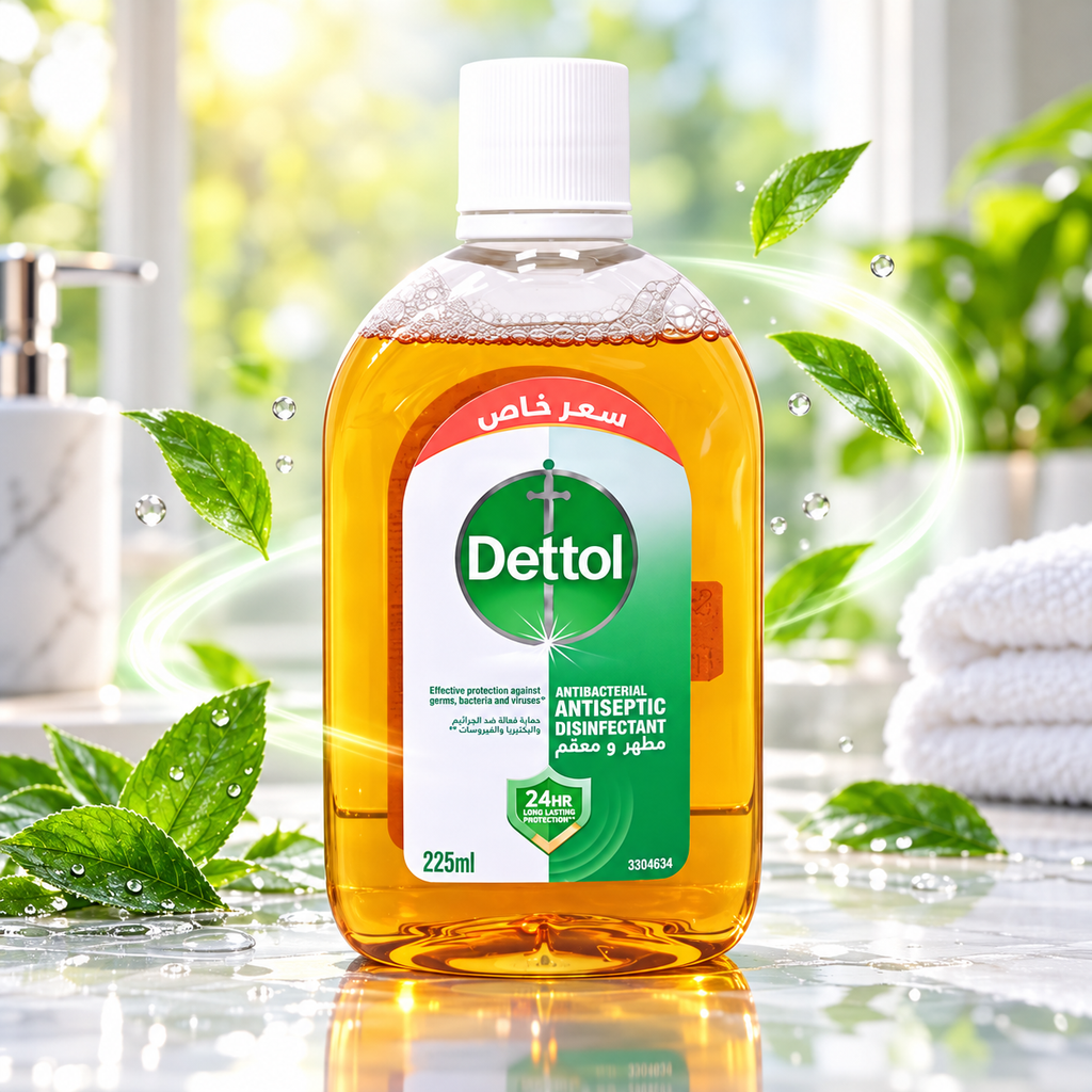 Dettol Liquid 225ml x 4pcs – Antiseptic Care for Home & Family