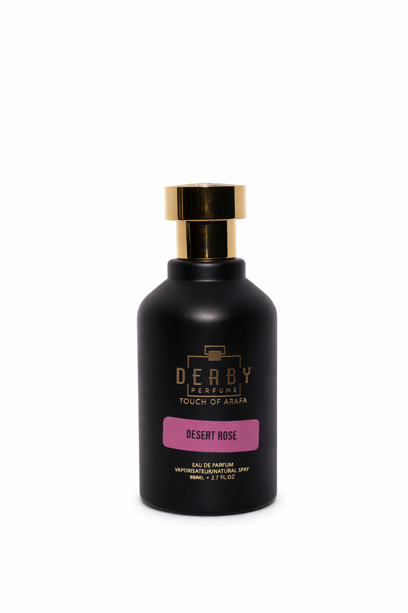 Derby Desert Rose Eau De Parfum by Derby – Sweet Floral Amber Vanilla Fragrance