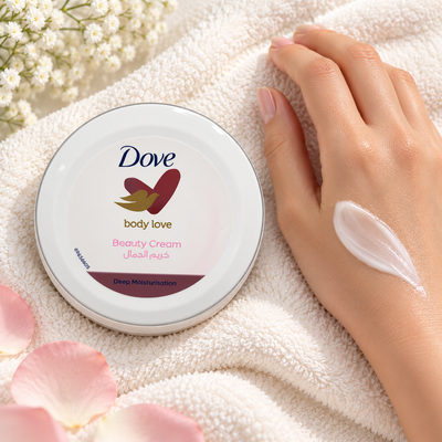 Dove Body Love Beauty Cream – Deep Moisturisation, 150ml (1x5 pcs)