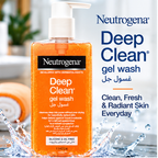 Neutrogena Deep Clean Facial Wash 200ml x 4pcs – Fresh & Deep Cleansing
