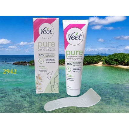 Veet Hair Removal Cream for Dry Skin 100ml x 8pcs – Smooth Skin Care
