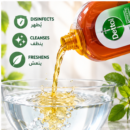 Dettol Liquid 1L x 2pcs – Multipurpose Antiseptic Care for Home & Family